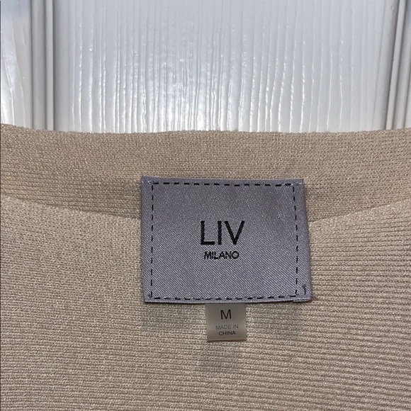 Milano Beige Knit Top - Picture 3 of 5